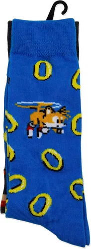 Vista 4 de Sonic The Hedgehog Mens 2 Pack Crew Socks