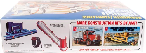 Vista 2 de Round 2 Unknown AMT Kenworth/Challenge Transit - Mezclador de cemento a escala 1:25 (AMT1215)
