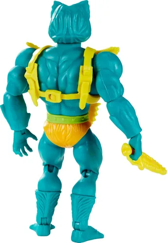Vista 6 de Masters of the Universe Origins Figura de acción, coleccionable Mer-Man, villano MOTU Ocean Warlord, 16 articulaciones articuladas, 5.5 pulgadas