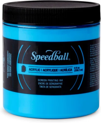 Vista 22 de Speedball Tinta acrílica para serigrafía, 8 oz, negra para impresiones en papel, fabricada en EE. UU