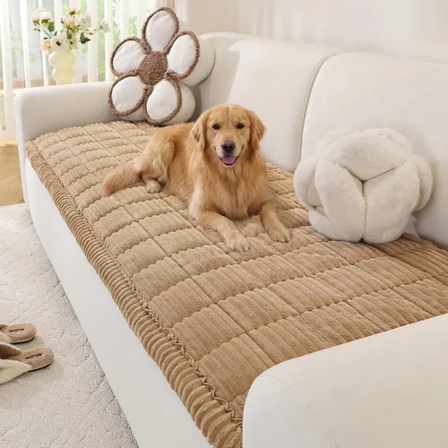 Vista 12 de OstepDecor Funda de sofá para perros, funda de sofá lavable antideslizante para mascotas, funda de sofá suave para sofá, sofá biplaza y seccional