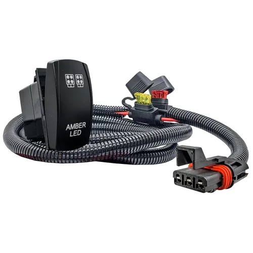 Vista 3 de OZ-USA Kit de cables de enchufe de barra de bus de potencia con interruptor basculante de encendido/apagado compatible con Polaris Pulse Power