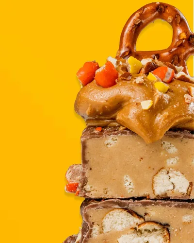 Vista 3 de Anabar Barra de proteínas, la barra de caramelo llena de proteínas, barra de proteínas de sabor increíble, sin alcoholes de azúcar, alta