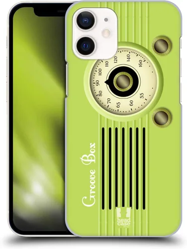 Vista 13 de Head Case Designs Aerojane Vintage Radio Phone Hard Back Case Compatible with Apple iPhone 12 Mini