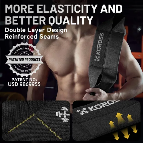 Vista 6 de KCROSS Bench Press Band for Men and Women, Weight Lifting Bench Press Band, Push Up Exercise Bench