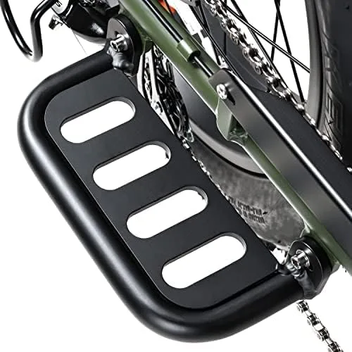 Vista 2 de ADDMOTOR Pedales traseros de bicicleta Pedales de asiento trasero Pedales Reposapiés Accesorios de ciclismo para M-81 (solo apto para bicicleta M-81)