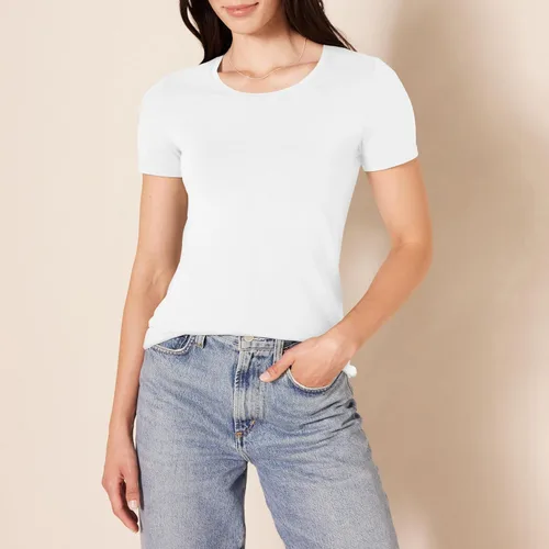 Vista 339 de Amazon Essentials Women's Regular-Fit Short-Sleeve Crewneck T-Shirt