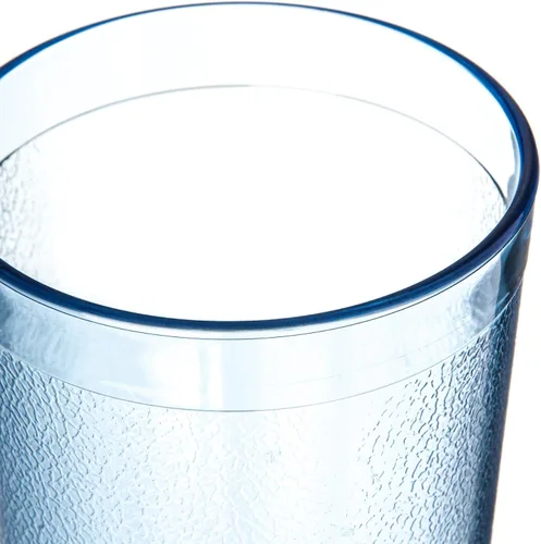 Vista 4 de Carlisle FoodService Products 521254 Vaso de plástico inastillable, apilable, libre de bisfenol A, 12 onzas, azul, paquete de 72
