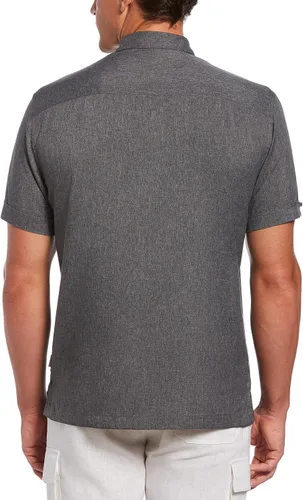 Vista 2 de Cubavera Camisa de manga corta de poliéster para hombre