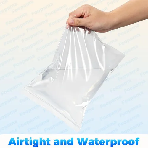 Vista 7 de 200 bolsas de plástico con cierre de polietileno con cierre de 2.5 mil de grosor de 1 x 1 pulgada de grosor Foopama Heavy Duty Mini Plastic Seal