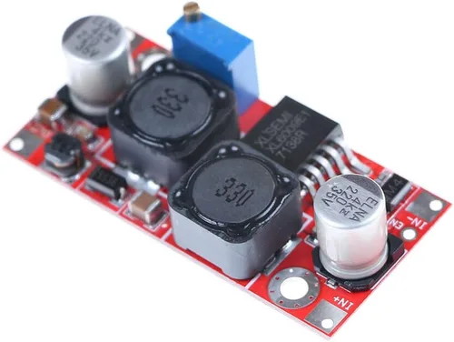 Vista 4 de JacobsParts XL6009 DC Buck Boost Step Up o Down Módulo de alimentación de voltaje ajustable 5V 12V 24V 32V