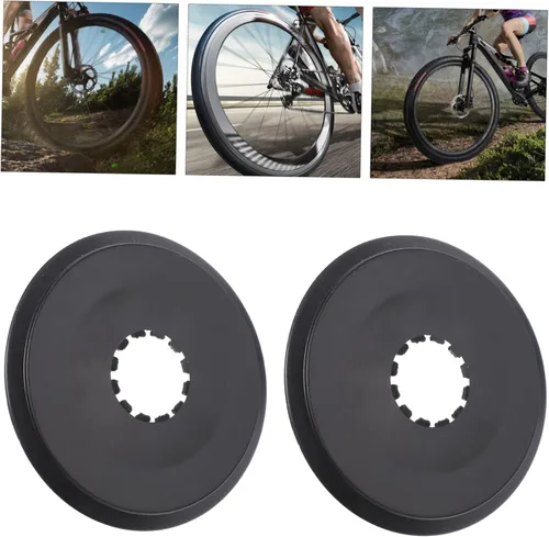 Vista 3 de BESPORTBLE 10 Uds. Cubierta del volante de la bici Piñón de bicicleta Radios Freewheel Protector de radios Protector de placa Protector de placa