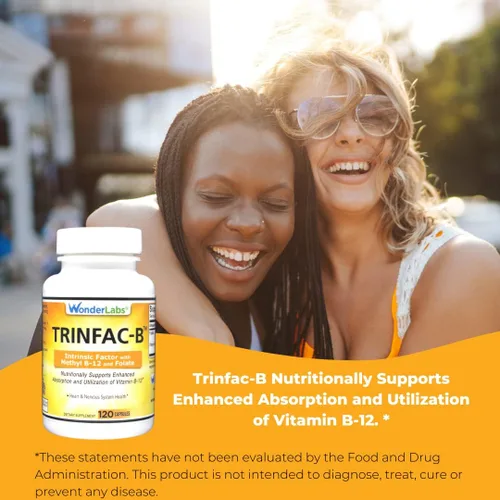 Vista 4 de Factor intrínseco con ácido fólico y vitamina B-12 1000mcg - 120 Cápsulas