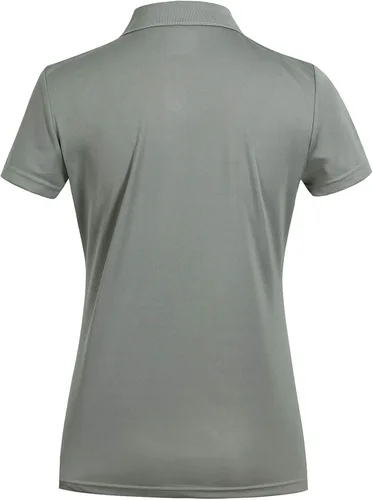 Vista 2 de MOHEEN Polo de golf de manga corta para mujer, de secado rápido, absorbe la humedad, rendimiento atlético