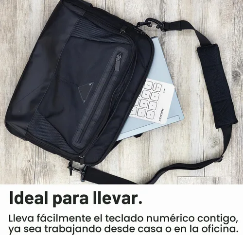 Vista 6 de Macally Teclado numérico inalámbrico USB C Teclado numérico para Mac MacBook iMac Inalámbrico de 10 teclas para computadora portátil