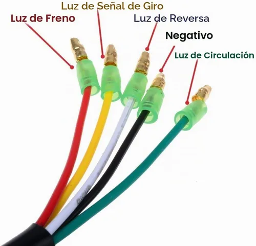 Vista 7 de 20 LED Camión Remolque luz trasera luz de señal de giro, Lámpara trasera de luz de stop luz de reversa, 3 W 12 V rojo-amber-blanco impermeable