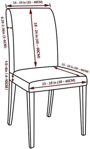Vista 4 de SoulFeel Fundas de terciopelo de elastano para sillas de comedor, fundas protectoras de felpa de elastano, fundas de asiento lavables