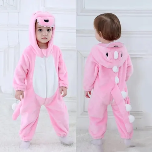 Vista 3 de Disfraz de bebé de Halloween para niños pequeños, rómper, mameluco para niños o niñas, ropa de animales, de 2 a 36 meses