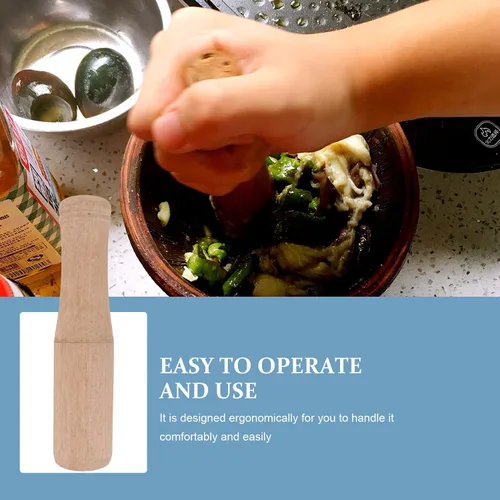 Vista 9 de DOITOOL Muddler de madera para cócteles de 6.8 pulgadas – Herramienta profesional de madera para bebidas de frutas Mojitos – Bartender Mashing Stick