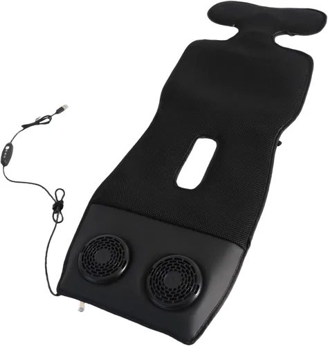 Vista 7 de Almohadilla de refrigeración con 2 ventiladores, control de velocidad ajustable, alfombrilla ventilada para cochecito, ideal para uso en exteriores