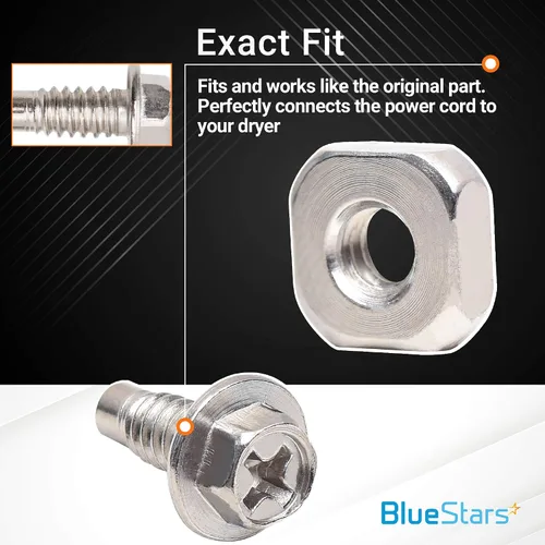 Vista 6 de BlueStars Kit de tornillos para bloque de terminales de secadora ultra duradero 279393, compatible con secadores Whirlpool Kenmore, sustituye a