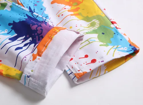 Vista 158 de Enrica Pantalones vaqueros estampados casuales para hombre