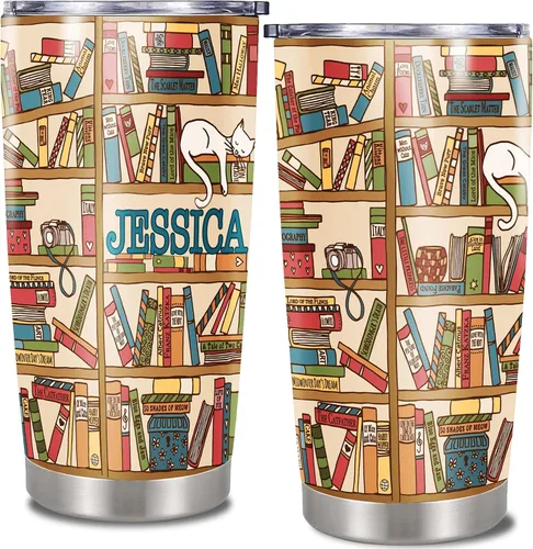 Vista 11 de Dorris Vaso personalizado de All Of Me Loves All Of You con tapa, taza de viaje de acero inoxidable, taza aislada, regalo romántico, matrimonio