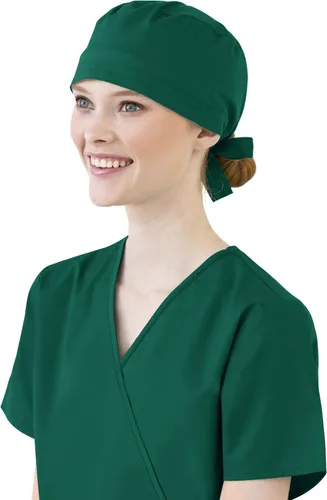 Vista 16 de WonderWink Gorra médica unisex Vino