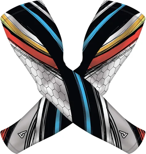 Vista 14 de B-Driven Sports Mangas de compresión de enfriamiento para hombres, mujeres y jóvenes, protección UV del antebrazo, soporte deportivo (1 par)