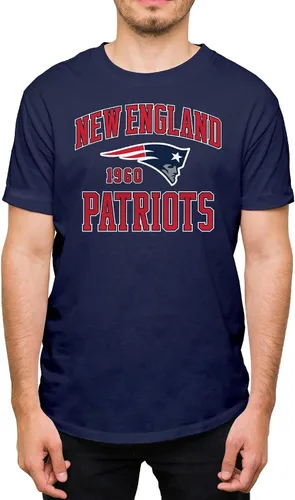 Vista 19 de Hybrid Sports - NFL Established - Officially Licensed Adult Short Sleeve Fan Tee for Men and Women - Team