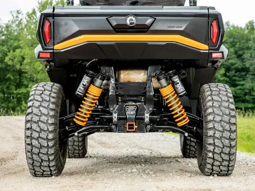 Vista 3 de SuperATV Atlas Pro - Brazos A de desplazamiento trasero de 1.5 pulgadas para Can-Am Commander XT/XT-P/MAX XT 2021+ Compatible con neumáticos de 31
