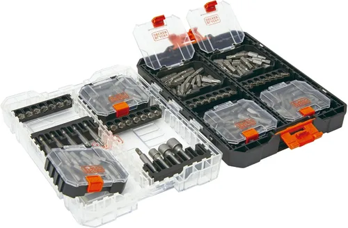Vista 10 de BLACK+DECKER BLACK + DECKER - Juego de puntas de destornillador, 40 piezas (BDAST40SETFF)