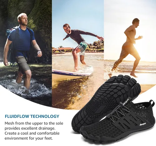 Vista 6 de Racqua Zapatos de agua de malla compuesta para hombre y mujer