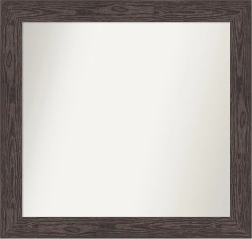 Vista 50 de Amanti Art Espejo personalizado, espejo de baño negro puente, espejo de pared o espejo de tocador de baño sobre el fregadero (26 x 26 pulgadas)