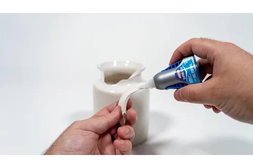 Vista 3 de Loctite Super Glue Gel Control - Superpegamento transparente para plástico, madera, metal, con Super Glue líquido profesional, transparente