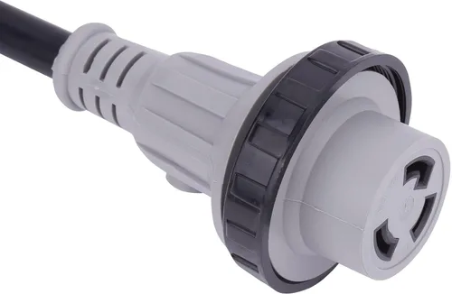 Vista 8 de AA Ignition Adaptador RV de 15 amperios a 30 amperios de 12 pulgadas, macho 5-15P a hembra L5-30R, enchufe convertidor eléctrico Dogbone de 125