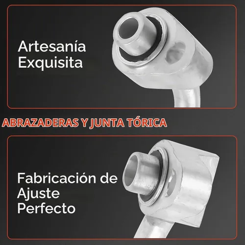 Vista 3 de A-Premium - Conjunto de manguera de línea de descarga A/C compatible con Jeep y Dodge Para Jeep Compass/Patriot 2010-2017 y Dodge Caliber