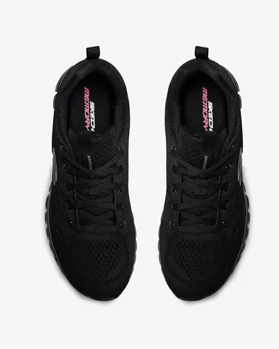 Vista 6 de Skechers Tenis deportivos bajos para mujer, color negro, 9.5, Verde