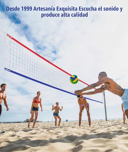 Vista 6 de Red de Voleibol Profesional NUEVA de Servicio Pesado, Cable de Acero para Aviones de 46 Pies, Mejorada Resistente a la Intemperie, Portátil