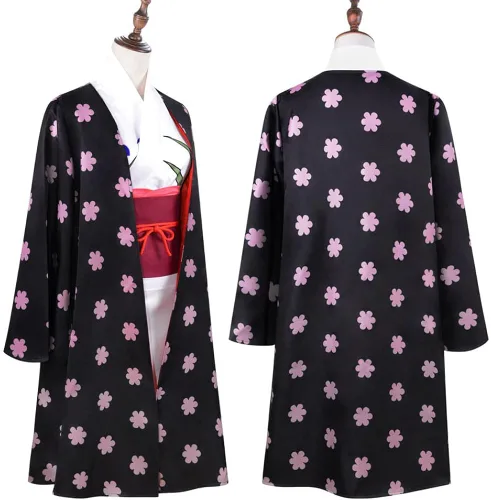 Vista 3 de TYOIGU Shanks - Disfraz de cosplay de Nico Robin, conjunto de kimono para adultos