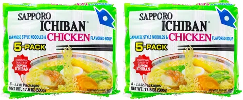 Vista 5 de Sapporo Ichiban Sopa de fideos con sabor a pollo, 17.5 oz