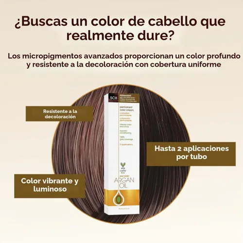 Vista 3 de One 'n Only Demi Tinte permanente para el cabello, castaño chocolate claro