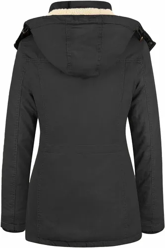 Vista 2 de WenVen - Chaqueta de algodón con capucha para mujer