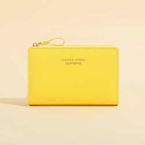 Vista 2 de Cartera con cremallera para mujer, con bloqueo RFID, multiusos, tarjeteros, monederos cortos