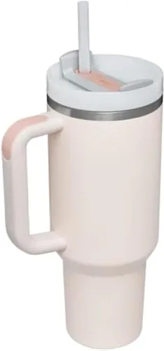 Vista 2 de STANLEY Quencher H2.0 FlowState Vaso de 40 onzas (cuarzo rosa)