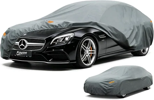 Vista 159 de Kayme Funda de Coche de Servicio Pesado Impermeable para Todo Tipo de Clima, Ajuste Personalizado para Tesla Model S, Cubierta Exterior Completa