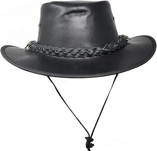 Vista 5 de Montecarlo Bullhide Sombreros CESSNOCK Cuero Western Cowboy Hat