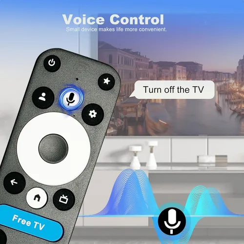 Vista 3 de Control remoto reemplazado para onn 4K Plus/4K Pro Streaming Box