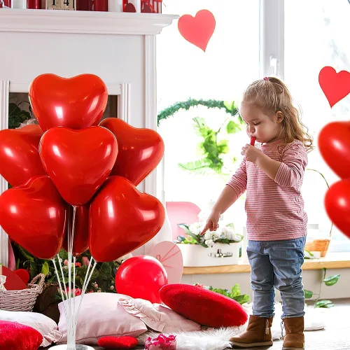 Vista 5 de Juego de 4 soportes para globos, kit de arco de globos para fiesta
