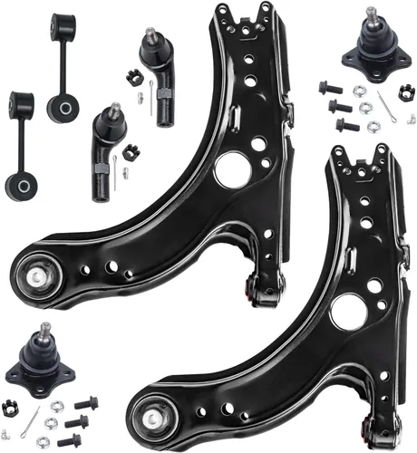 Vista 57 de Detroit Axle - Kit de suspensión frontal de 8 piezas para Chevy Silverado